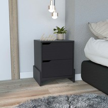 Luss Nightstand 2-Drawer Bedside Table - $123.99