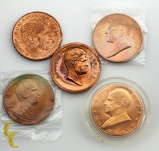 US Président Excellent État Médailles Reagan, Grant, Eisenhower, Jfk, Nixon - $31.99