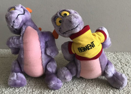 Vintage 1982 Disneyland Walt Disney World Purple Dragons Plush 10” Lot Of (2) - £19.68 GBP