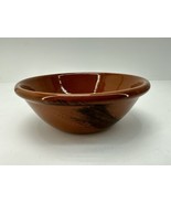 Breininger Redware Pottery Decorative Serving Bowl - £39.37 GBP