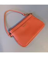 Womens Calvin Klein Wristlet Clutch Wallet Orange Zip Top - $272.80 MXN