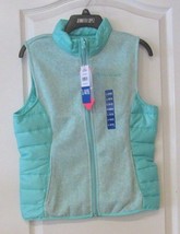 Free Country Quartz Hybrid Fleece Vest Spearmint Girl&#39;s Sz XS 5/6 NWT  N... - $368.85 MXN