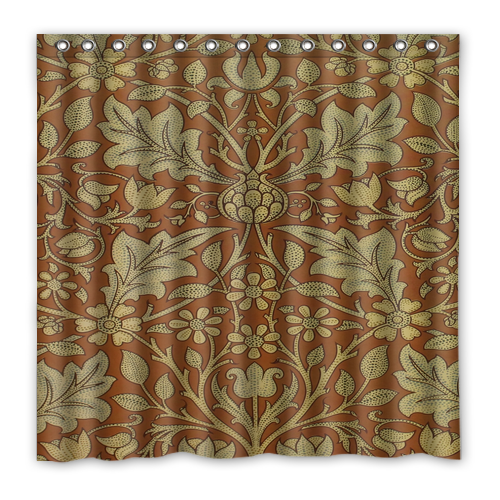 Triple Net, Plate 35 William Morris Waterproof Polyester Shower Curtain  - $33.00+