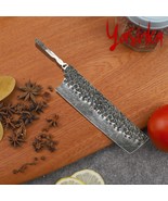 Chef Knife Blank Japanese Nakiri Hammered Blade Vegetables Knife Making ... - £21.67 GBP