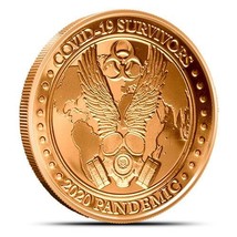 1 oz Copper Round Coin Bullion Collectible Survivors - $4.95