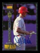 1994 Signature Rookies #Lxxxviii Tet Rad Phil Geisler Auto Baseball Card - £7.77 GBP