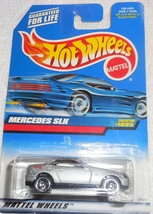 1999 Hot Wheels &quot;Mercedes SLK&quot; Collector #1095 Mint Car On Sealed Card - $3.50