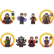 8pcs Doctor Strange the Multiverse Portal Scarlet Witch Mordo Wong Minifigures - £16.50 GBP