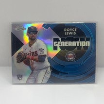 2022 Topps Chrome Update Baseball Royce Lewis Generation Now GNC-12 Twins - £1.57 GBP
