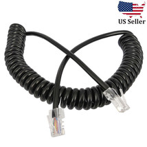 8 Pin To 8 Pin Microphone Cable Coiled For Radio Hm-151 Dtmf Ic-7000 - £14.21 GBP