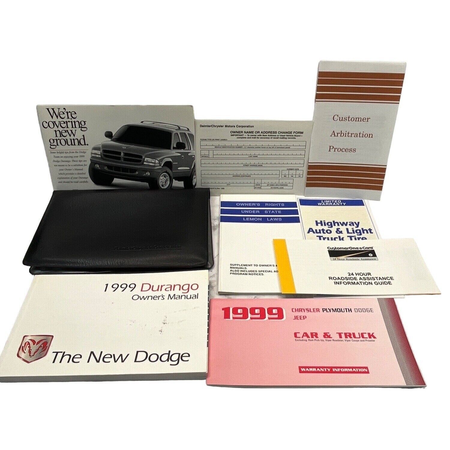 1999 Dodge Durango Owners Manual Factory Original Glovebox Operators Portfolio - $18.95