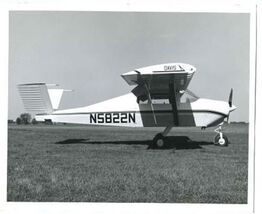 1958 Davis D-1 Experimental Airplane 8x10 Photograph - $24.82