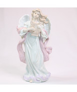 VTG Mark O&#39;Well Angel Figurine Sculpture Harp Music Instrument Pink Shaw... - €17,35 EUR