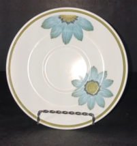 Noritake Progression China UP-SA DAISY SAUCER Spring Floral Blue Japan 9001 - $5.69