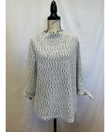 Vince Camuto Tie Elbow Sleeve Knit Top Size Medium NWOT - $629.53 MXN