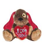 Ganz I Dig You Dog Plush Heart Love Gift NWT - £8.19 GBP
