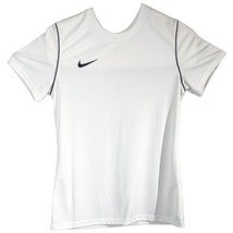 Nike Tee T Shirt Womens Medium White Dri Fit Short Sleeve Lightweight - £18.88 GBP