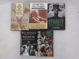 Lot Of 5 Boston Celtics Bill Russell Red Auerbach Hardcovers [Hardcover] Unknown - £84.85 GBP