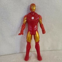 Marvel Iron Man Action Figure 6&quot; Posable Arms Hasbro More Mighty Marvel 2015 - £5.09 GBP
