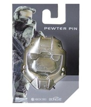 Halo 3 War Game Master Chief Helmet Metal Pewter Pin 2007 NEW UNUSED - £6.25 GBP
