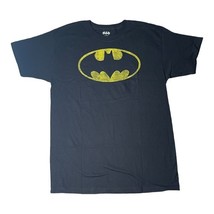 DC Comics Batman Classic Logo Adult MEDIUM Black Yellow Graphic Shirt NWT - $9.99