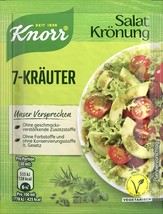 Knorr Salat Kroenung- 7 Kraeuter (7 Herbs) -5Pk - £4.94 GBP