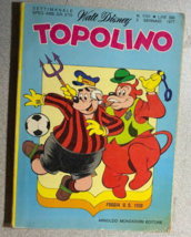 Walt Disney TOPOLINO #1101 (1977) Italian language comic book digest VG+ - £11.73 GBP