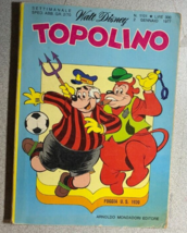 Walt Disney TOPOLINO #1101 (1977) Italian language comic book digest VG+ - £11.09 GBP