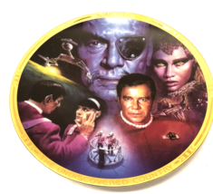 Star Trek VI 6 Undiscovered Country Hamilton Vintage Porcelain Plate - $9.90