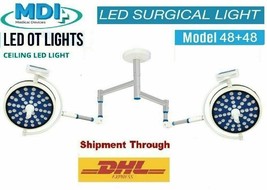 OT Shadow less Double Quality Operating Light OR Lamp LED&#39;s 48+48 Suspension arm - £2,292.08 GBP