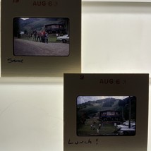 35mm Slide Skiers Cafe 1963 Colorado Skiing Trip 1960s Vacation Family - $160.11 MXN