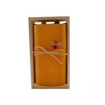 Green Pastures Wholesale Beeswax Yellow Pillar Candle 3 x 4 inch - £17.40 GBP