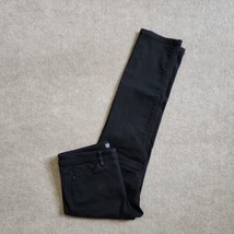 J Jill Authentic Fit Slim Ankle Jeans Womens Size 6 Black Skinny Leg Stretch - £20.93 GBP