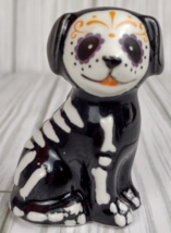 Halloween Mini Sugar Skull Dog Skeleton Pepper Shaker Decoration Tableto... - $9.00