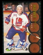 Vintage 1995 Classic 5 Sport Autograph Hockey Card Denis Smith Islanders C - £11.69 GBP