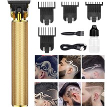 Men&#39;S Hair Clippers, Cordless Rechargeable Hair Trimmer, Metal Body Cutting - $29.92