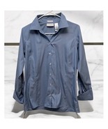 Liz Claiborne Women&#39;s Light Blue Button Down Shirt Blouse Non Iron Size 4 - $14.83 CAD