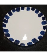 Paola Navone   Crate &amp; Barrel Como Tile 9.5&quot; Dinner Plate Made In Portugal - £36.22 GBP