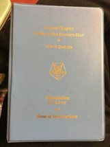 Vintage Masonic Order of Eastern Star O E S 1977 Laws Instruction Book ND - $39.99