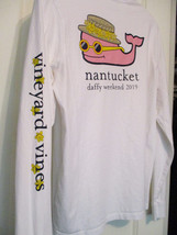 Vineyard Vines Custom Top Youth XL 18 Nantucket Daffy Weekend 2019 LS Tee Shirt - £14.93 GBP