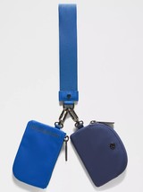 LULULEMON Dual Pouch Wristlet~ Galactic Cobalt/Night Sea~NWT USPS SHIP - $1,565.19 MXN