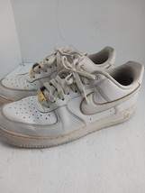 Custom Nike Wmns Air Force 1 &#39;O7 ESS Metallic Gold Size 10 Need Insoles - $386.27 MXN