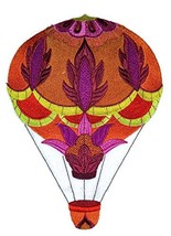Beautiful Custom Balloon[Flaming Bright Jacobean Balloon] Embroidered Iron On/Se - £16.41 GBP