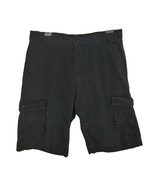 BKLYN UNLTD Men&#39;s 38 Black Cargo Shorts, Baggy 12&quot; Leg Brooklyn Streetwe... - $28.91 CAD