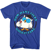 Tootsie Pops How Many Licks Men&#39;s T Shirt Mr Owl Candy Lollipops Tootsie Rolls - £19.37 GBP+