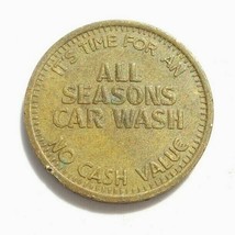 Vintage All Seasons Car Wash Carrollton Texas Token - £9.39 GBP