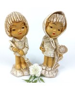 Vintage 1970s Dutch Copy Verb VM Resin Girl Figurines – Girl with Broom ... - €68,09 EUR