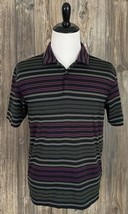 Nike Golf Dri-Fit Polo Men's Medium Multicolor Stripe Style #411507-010 - $17.82