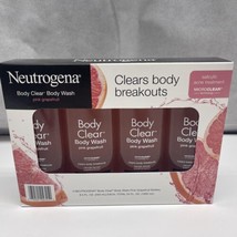 4 Bottles Neutrogena 8.5 Oz Body Clear Pink Grapefruit Body Wash Exp 8/23 - $39.60