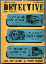 Dective Story Magazine Pulp Summer 1949- Accounting for Murder- Final issue - £74.49 GBP